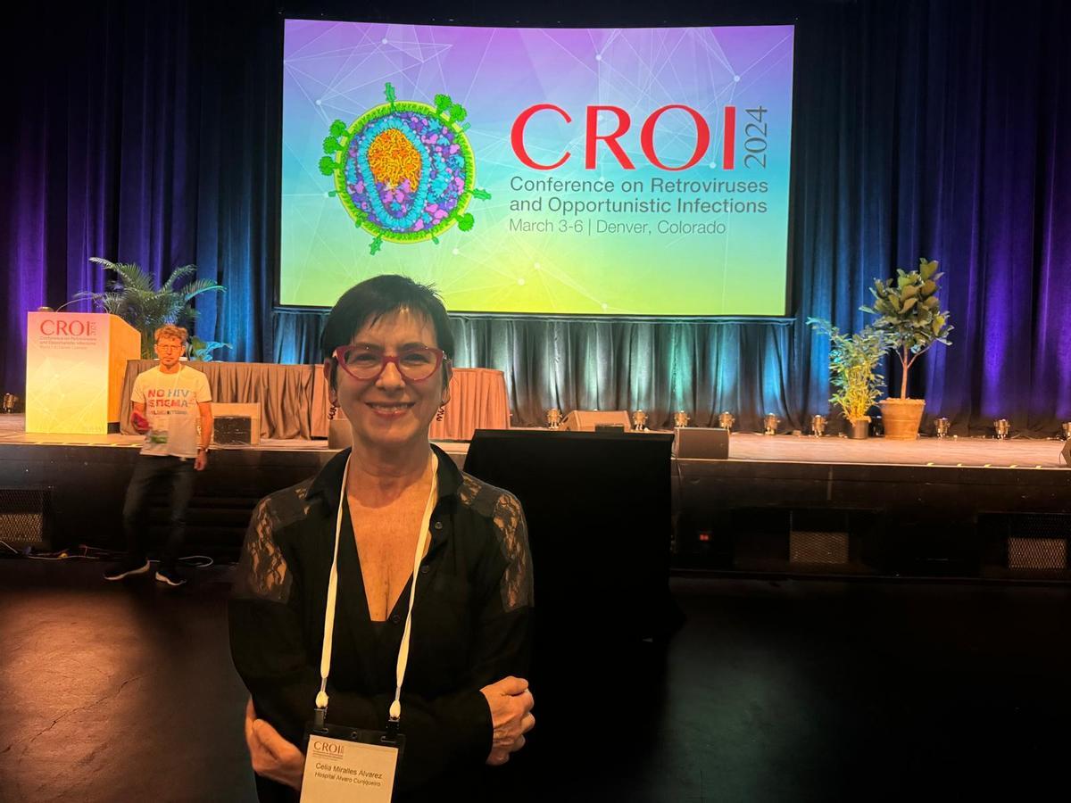 Celia, at the CROI conference in Denver this year.