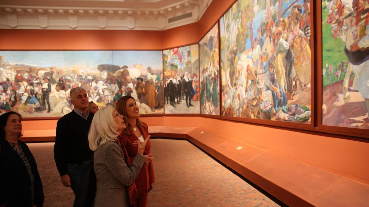 MªJosé Catalá en su visita a la sede de la Hispanic Society