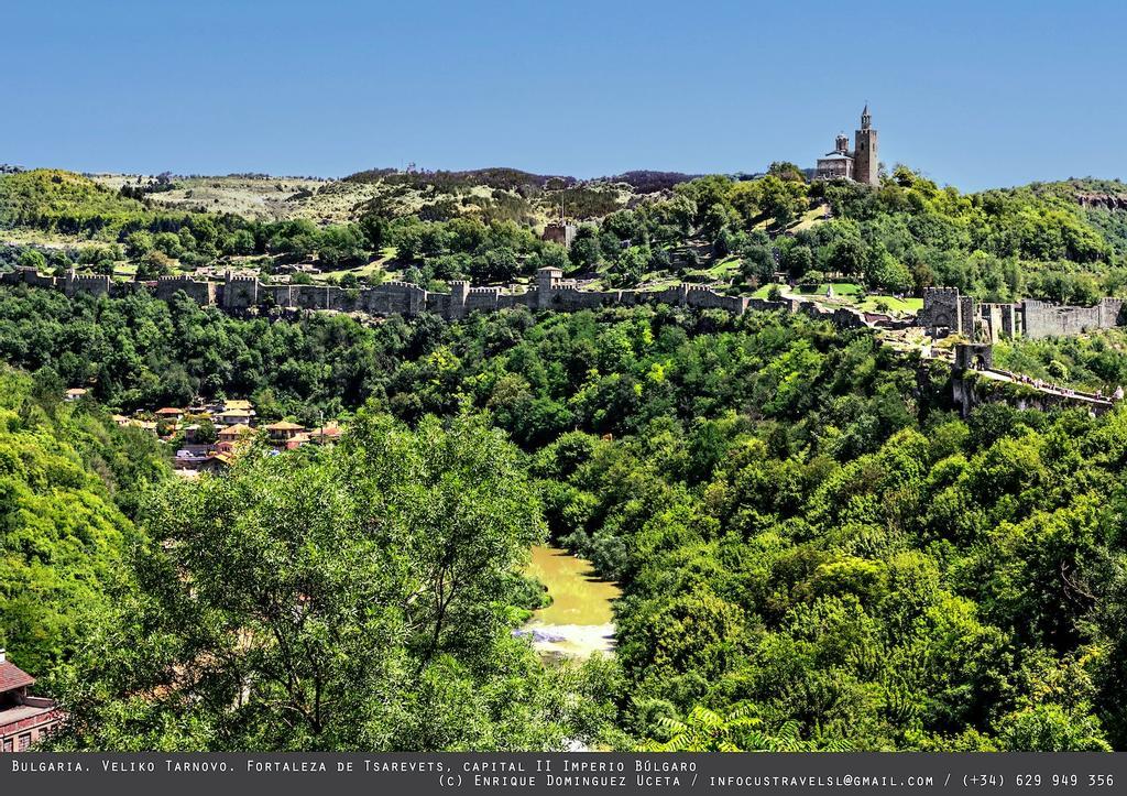 Fortaleza de Tsarevets en Veliko Tarnovo.