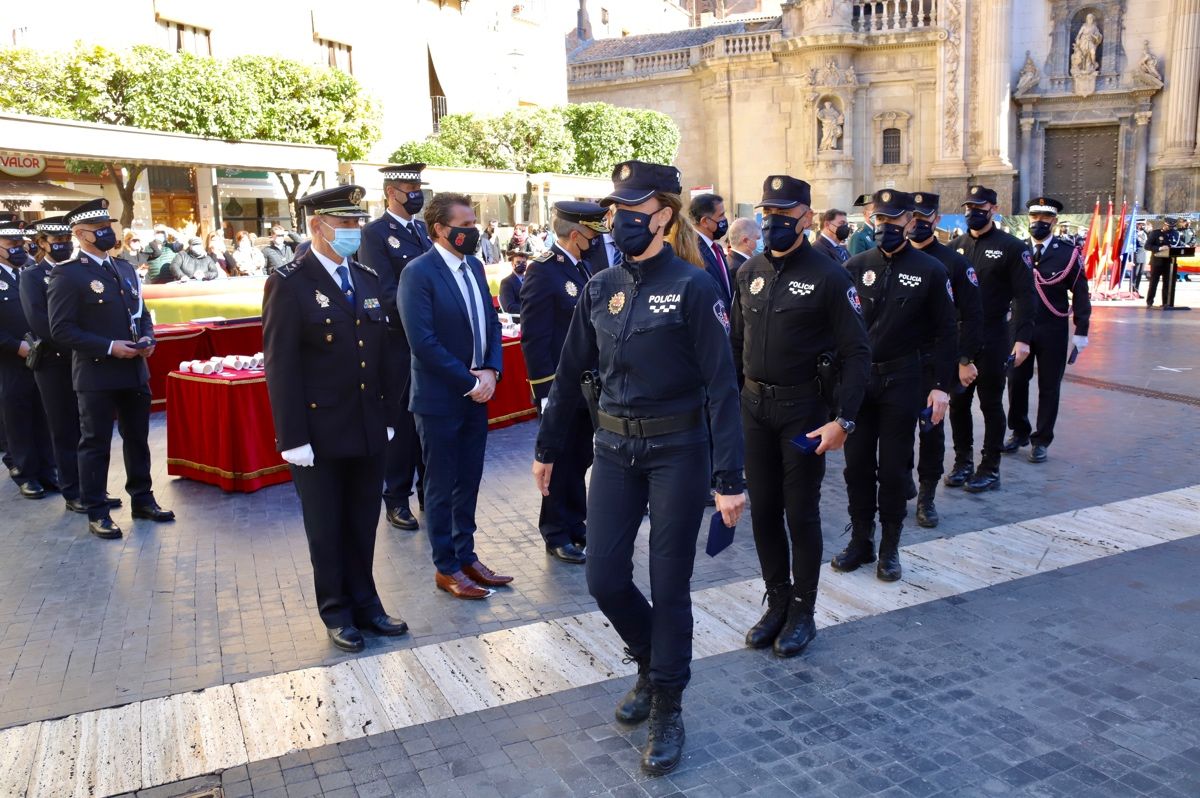 La Policía Local de Murcia celebra en Belluga los actos de su patrón, San Patricio