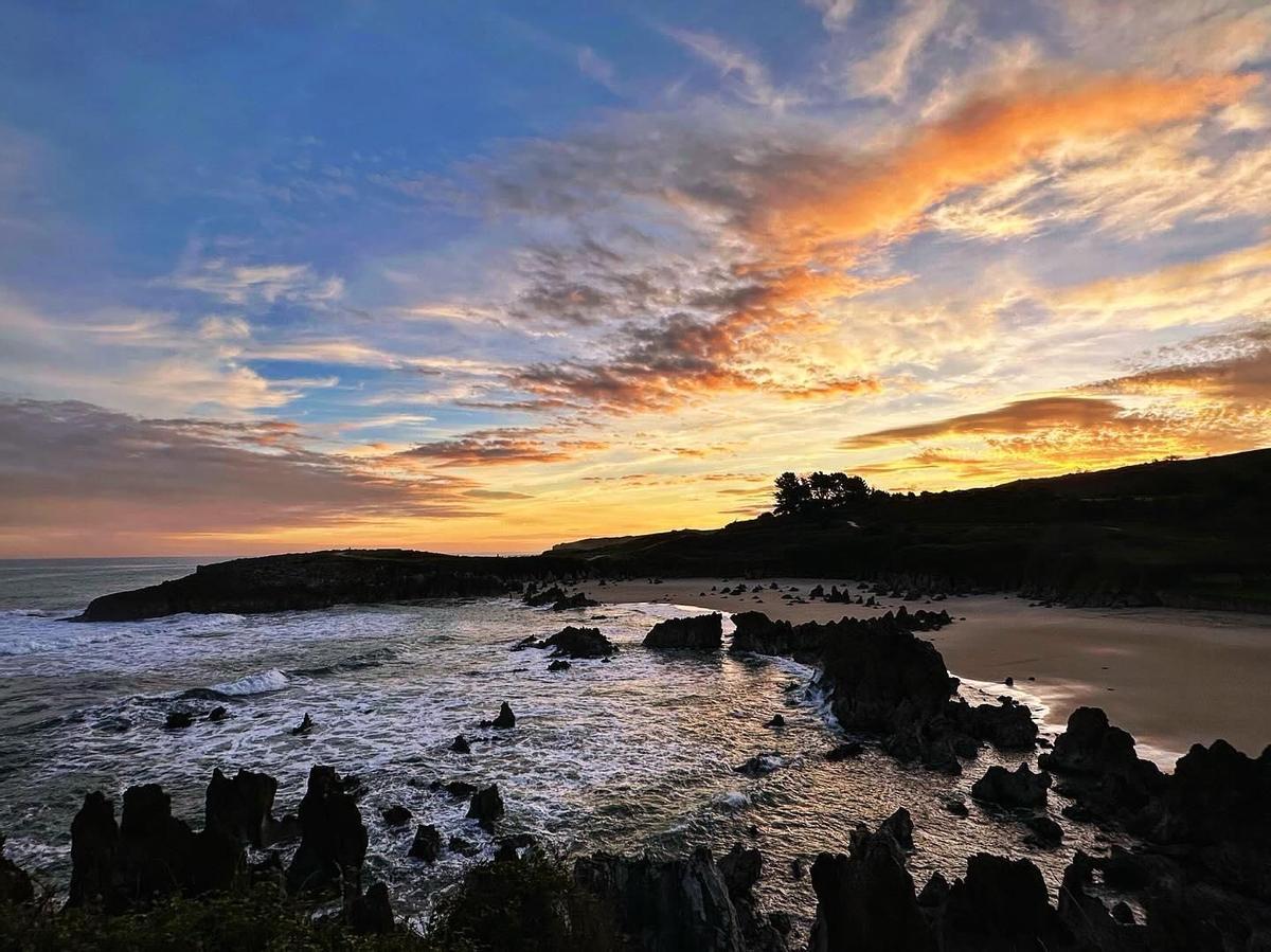 Playa de Toró, en Llanes