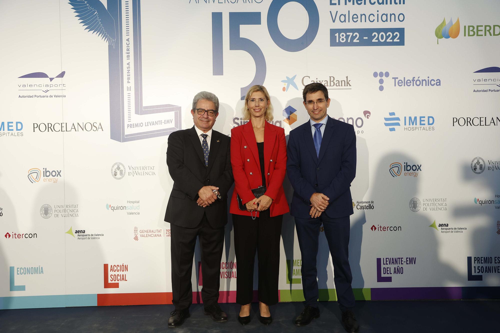 Todas las fotos de la gala de entrega de los premios Levante-EMV - 150 Aniversario