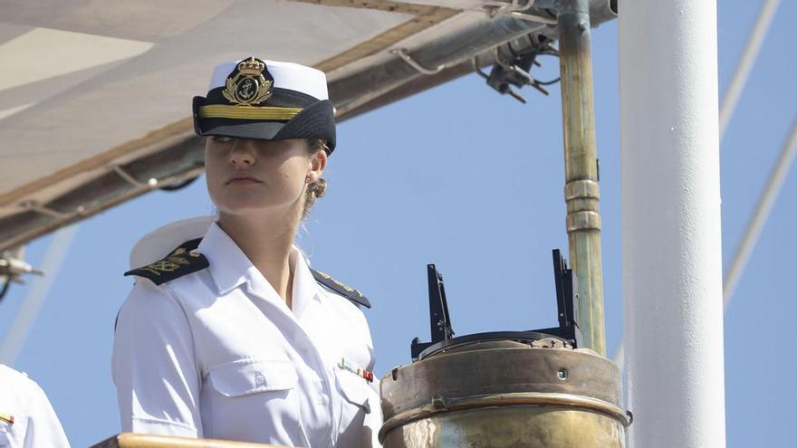 La princesa Leonor celebra el fin de curso militar en Canarias