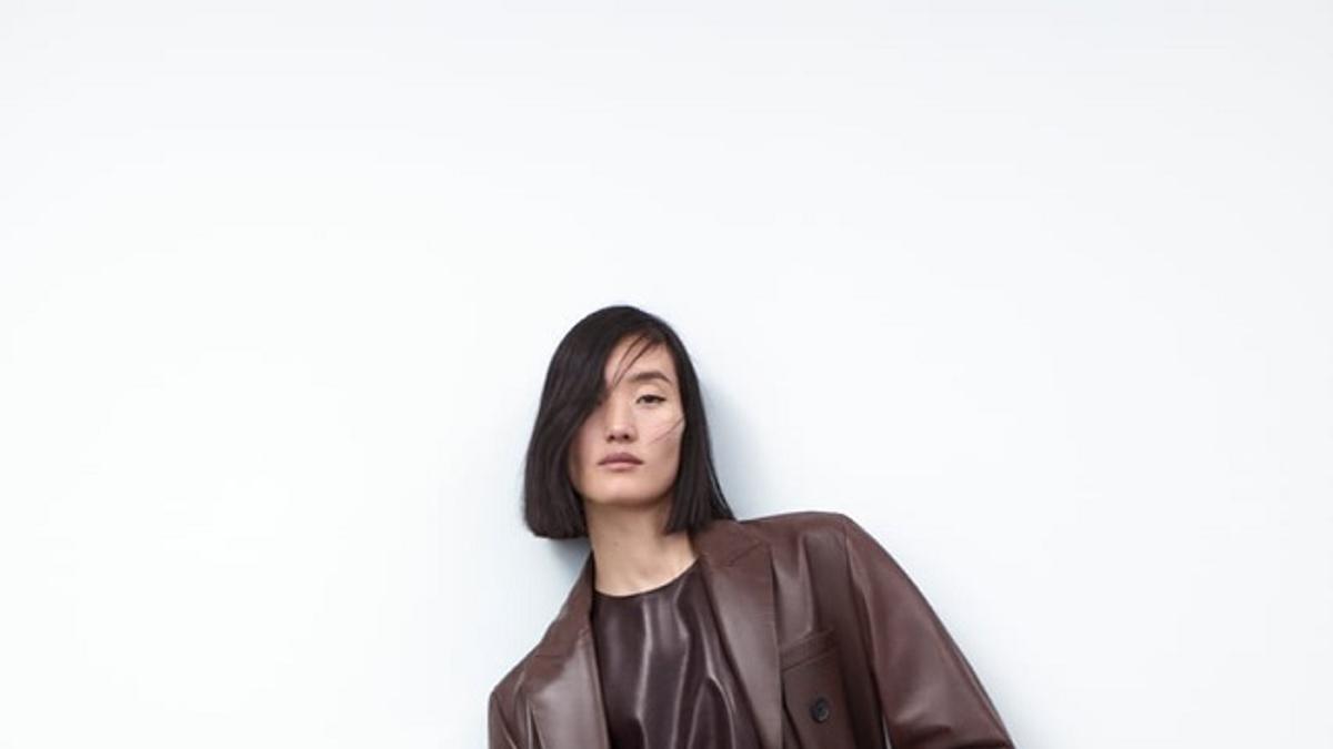 Abrigo de piel de la nueva colección de Zara