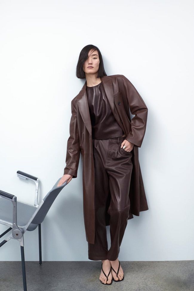 Abrigo de piel de la nueva colección de Zara