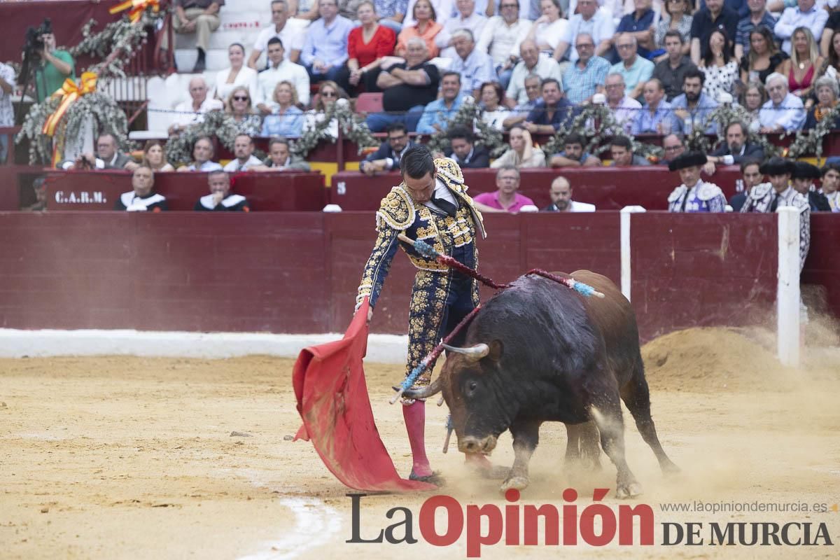 Cuarta corrida en la Feria Taurina de Murcia (Castella, Manzanares y Ureña)