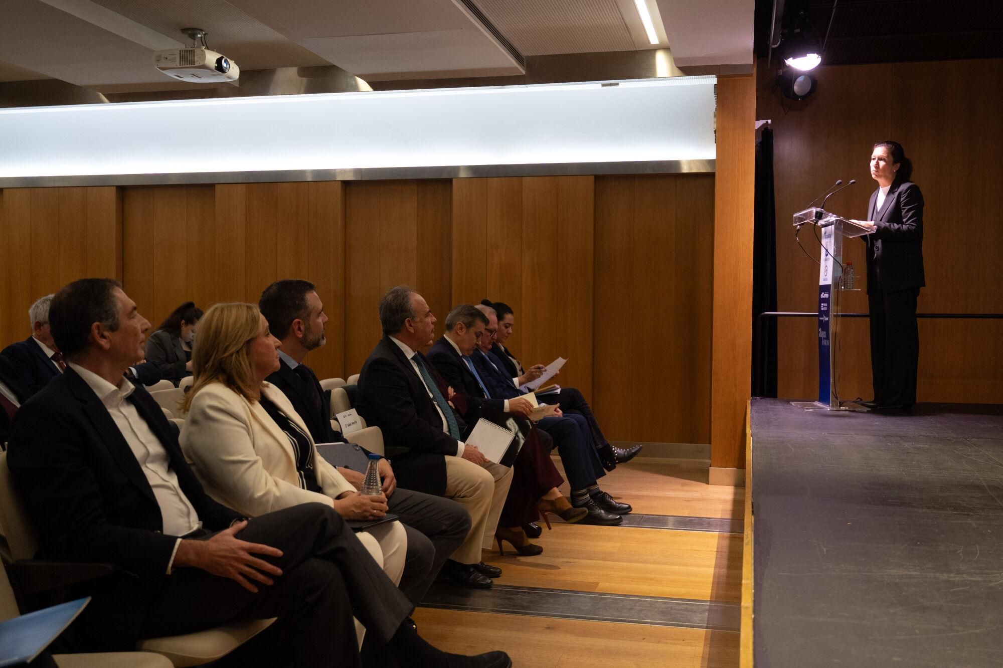Isabel Morillo, directora de El Correo de Andalucía, durante el encuentro AQUAFORUM 2025
