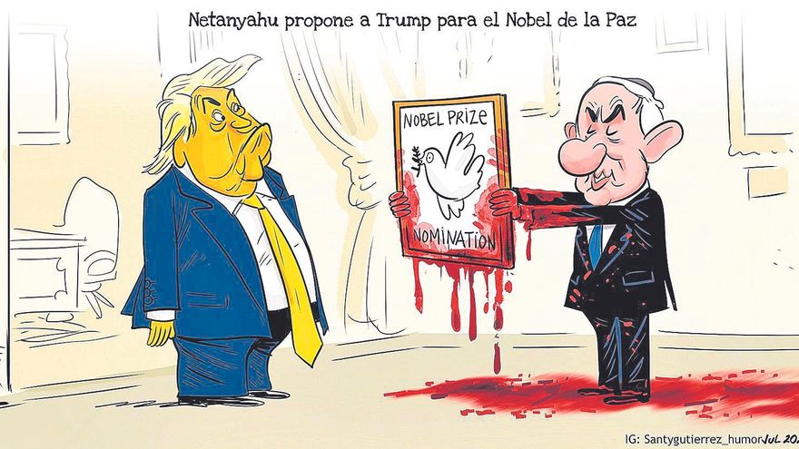 Netanyahu propone a Trump para el Nobel de la Paz