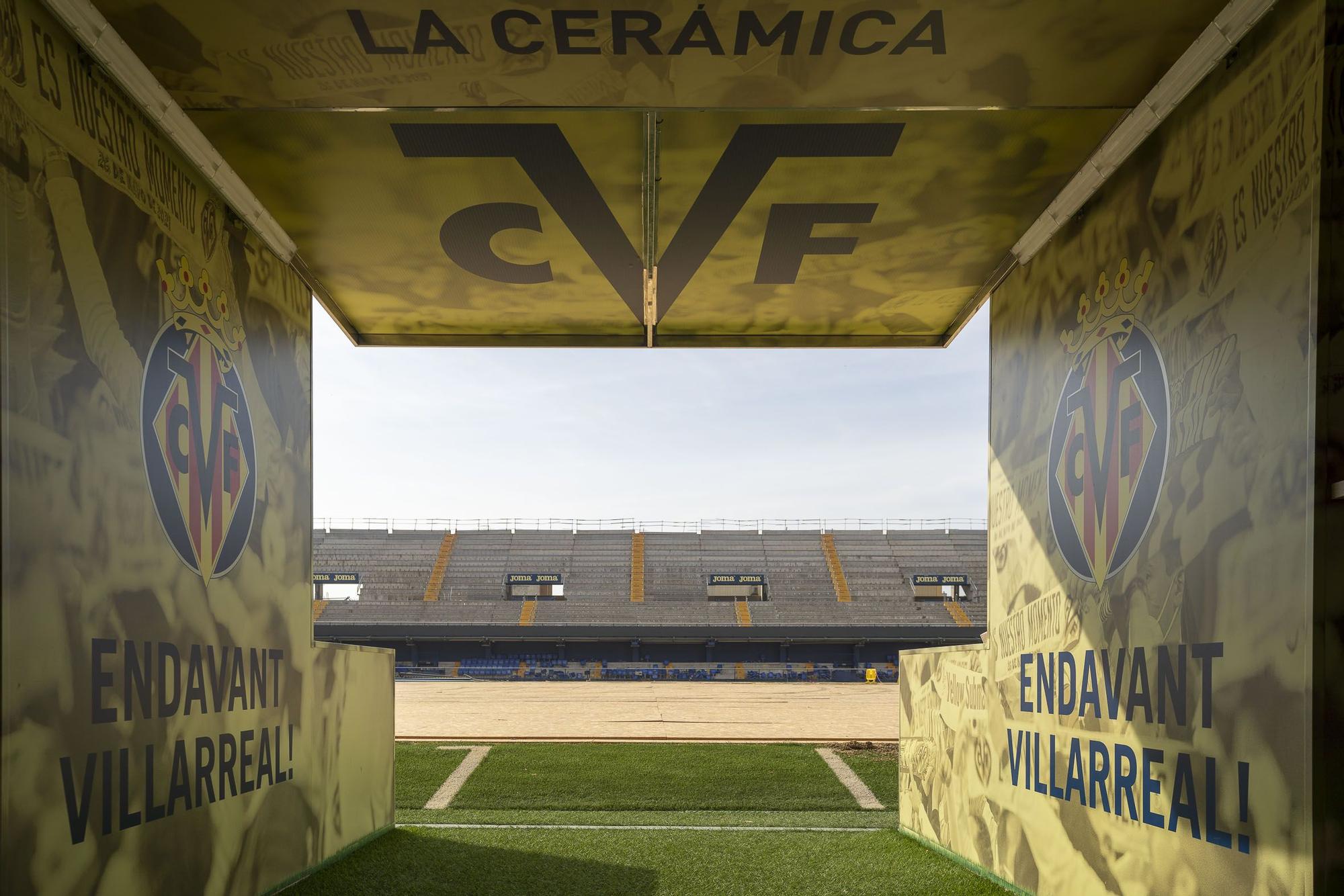 Así está siendo el inicio de las obras del Estadio de la Cerámica