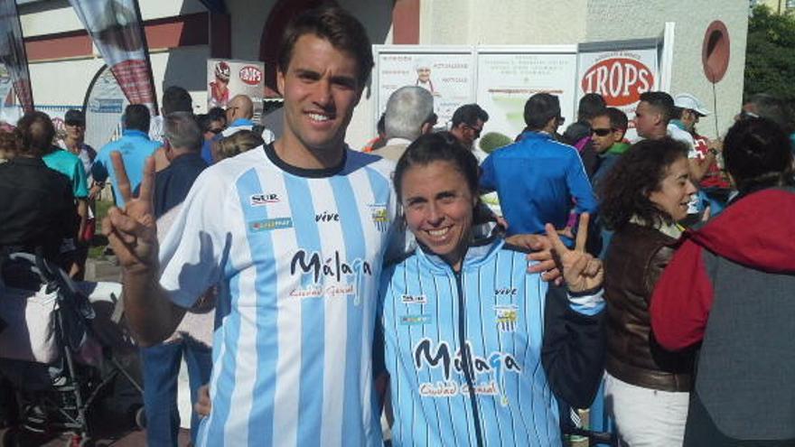 Los ganadores, Mario García y Beatriz Jiménez.