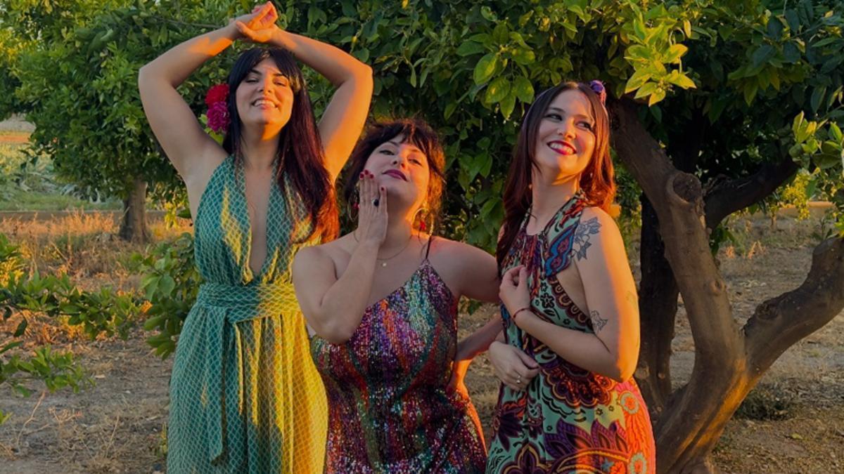 Las integrantes del grupo "Doña manteca" que este jueves actúa en el Polisónic de Gandia
