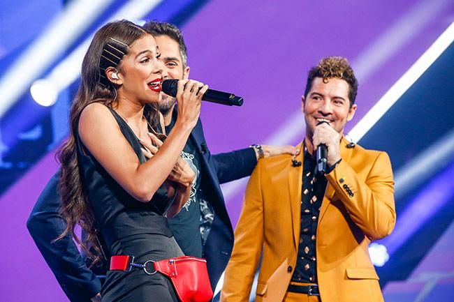 Greeicy Rendón en su actuación en OT 2018
