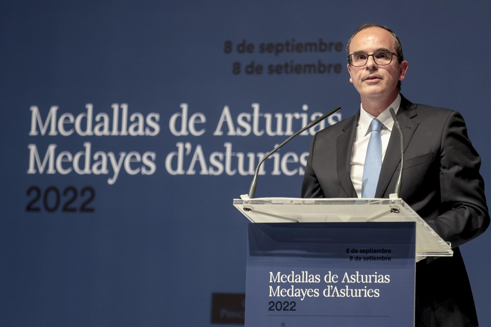 En imágenes: así fue el acto de entrega de las Medallas de Asturias