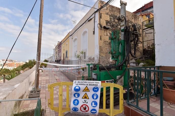 22-04-2019 LAS PALMAS DE GRAN CANARIA. Estado actual del derrumbe de Paseo de Chill  | 22/04/2019 | Fotógrafo: Andrés Cruz