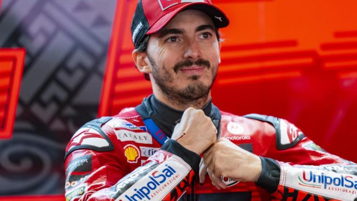 Francesco Bagnaia (Ducati Lenovo Team) este viernes en el Circuit de Barcelona