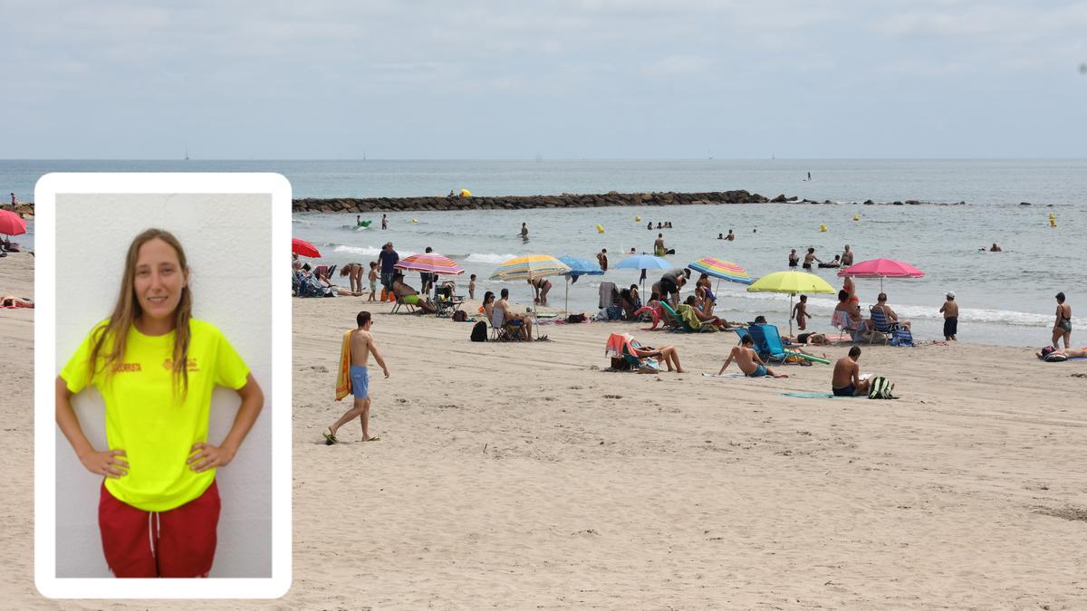Lucía Jódar ha salvado este jueves la vida de un niño de 8 años en la Playa del Serradal de Castelló.