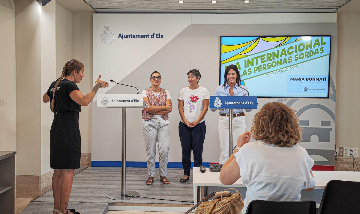 Presentación de los actos por el Día Internacional de las personas sordas