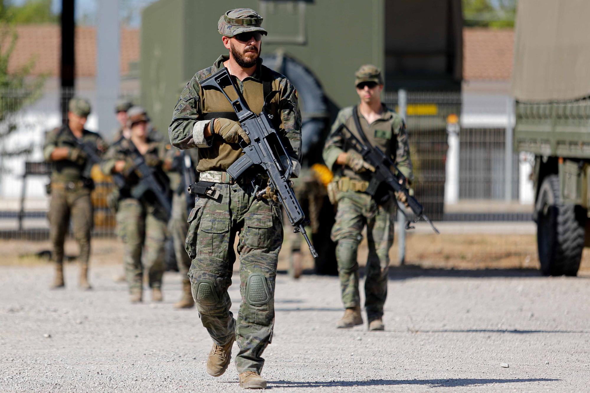 Militares en Ibiza: listos para la acción