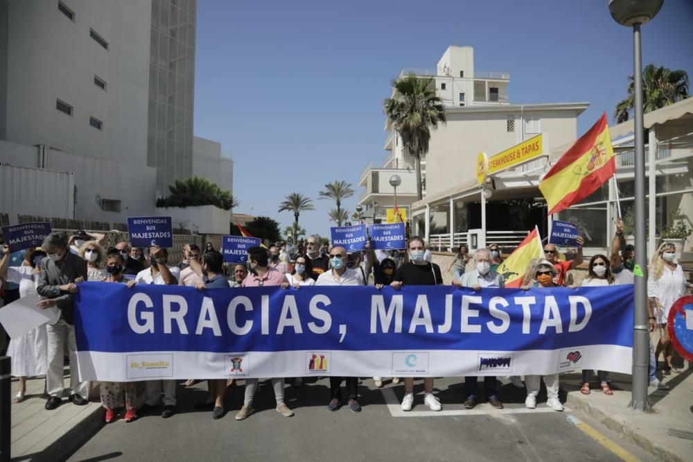 Visita de los Reyes a Mallorca en apoyo a los afectados por el coronavirus