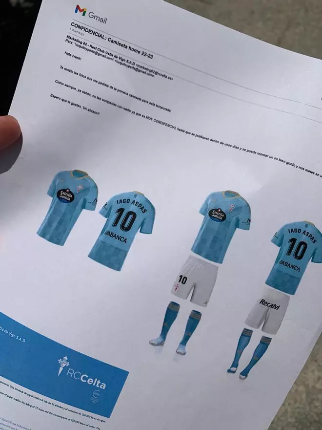 ¿Es esta la nueva equipación del Celta?