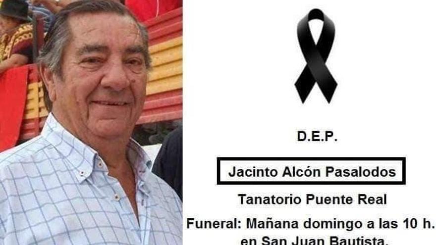 fallece el empresario taurino Jacinto alcón