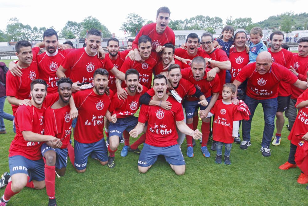 Celebració del títol de Tercera de l'Olot