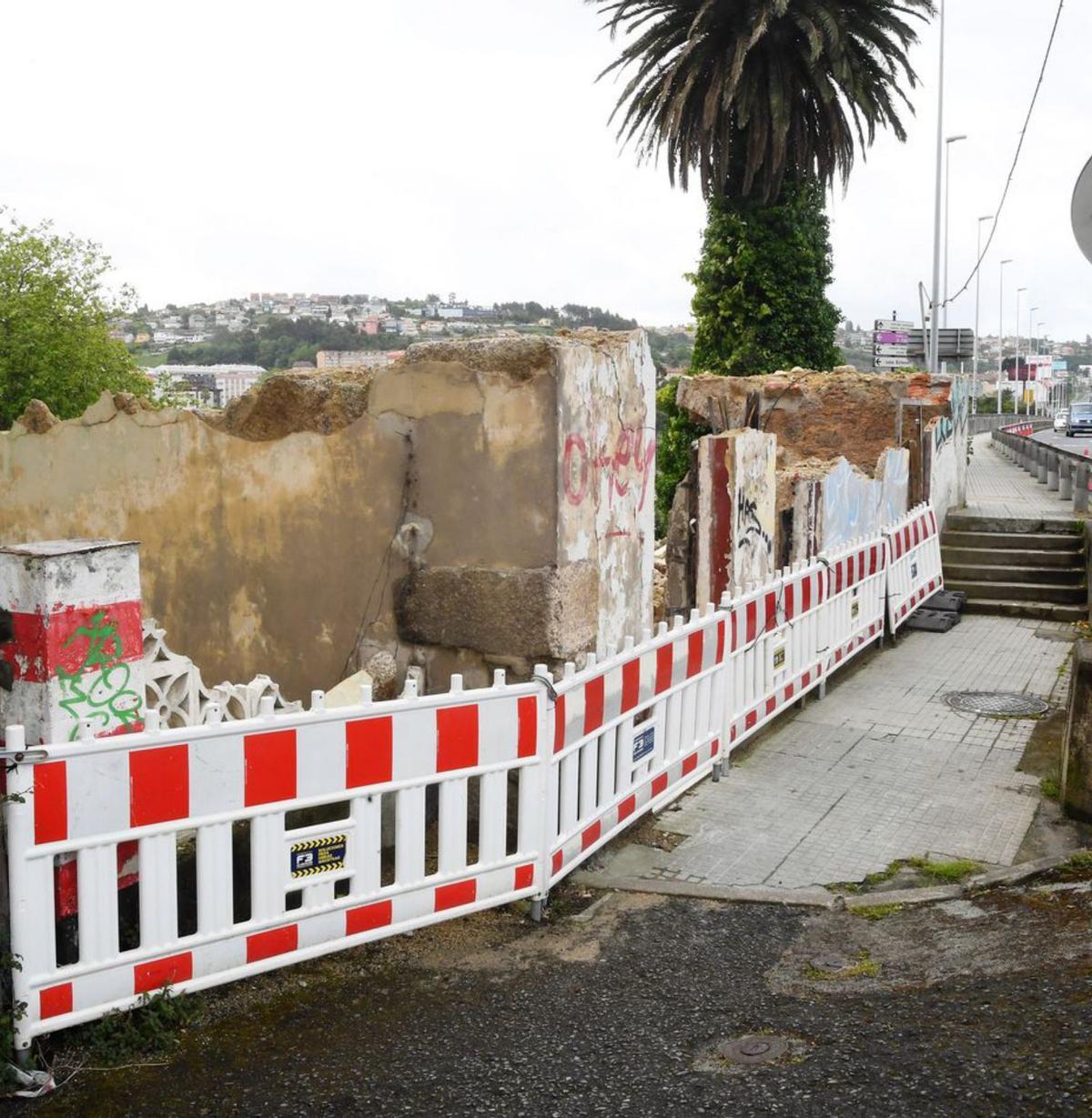 Casa Carnicero, tras el derribo. | // CARLOS PARDELLAS