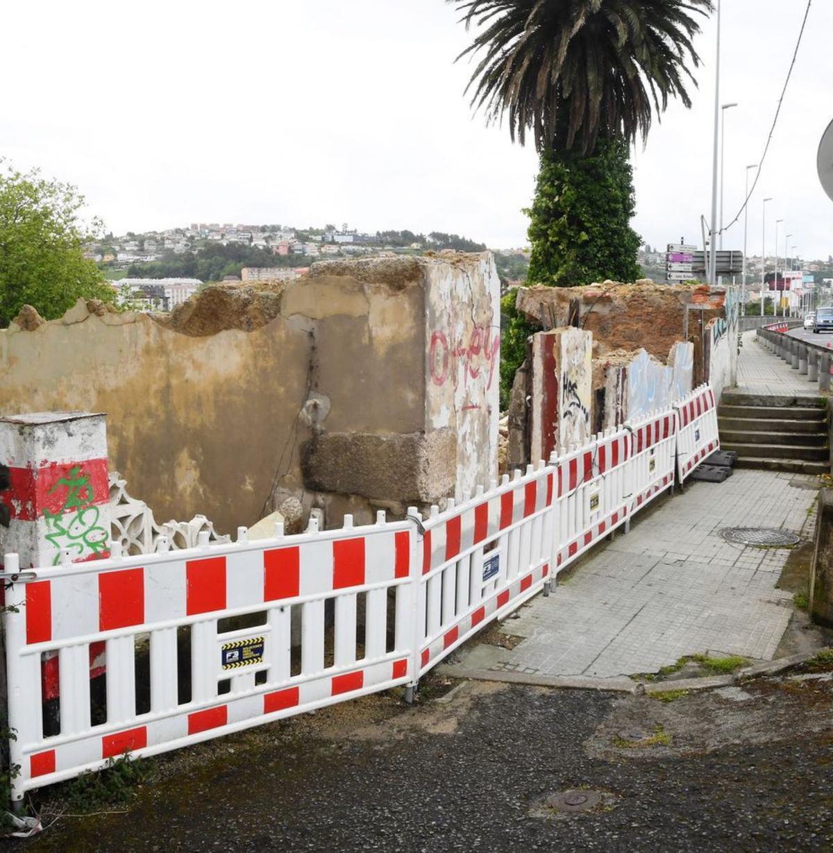 Casa Carnicero, tras el derribo. |   // CARLOS PARDELLAS