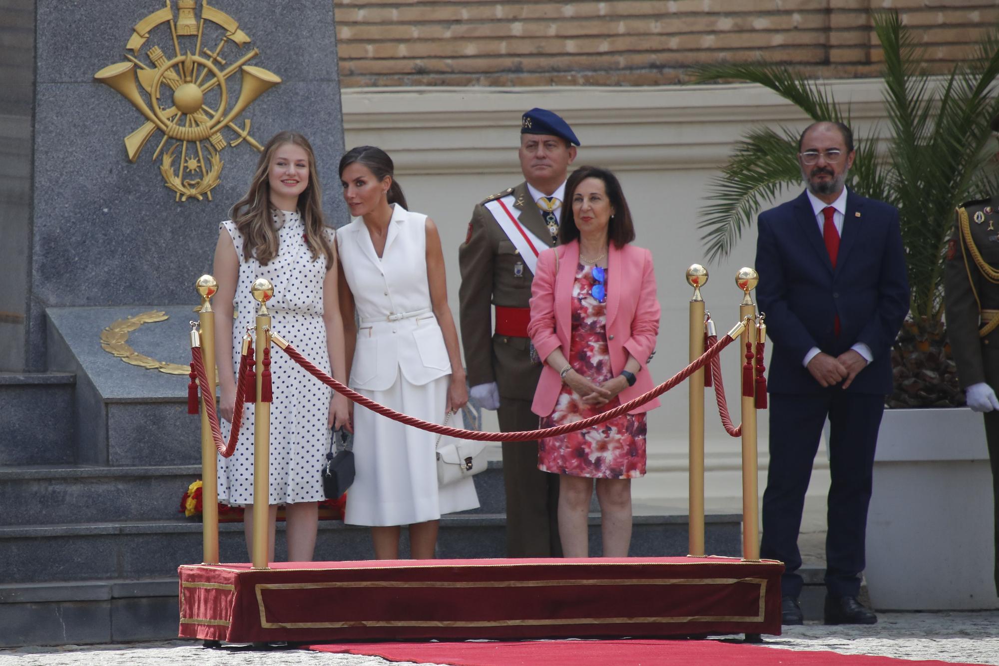 La princesa Leonor visita hoy por primera vez la Academia de Zaragoza junto a Felipe VI