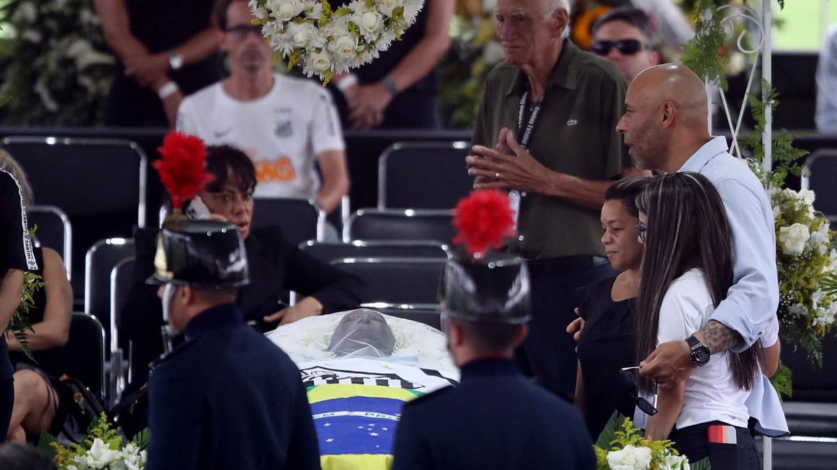 Death of Brazilian soccer legend Pele in Santos