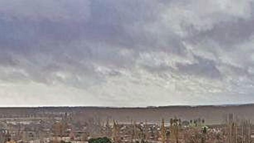 Vista del Prado de las Pavas inundado en diciembre.