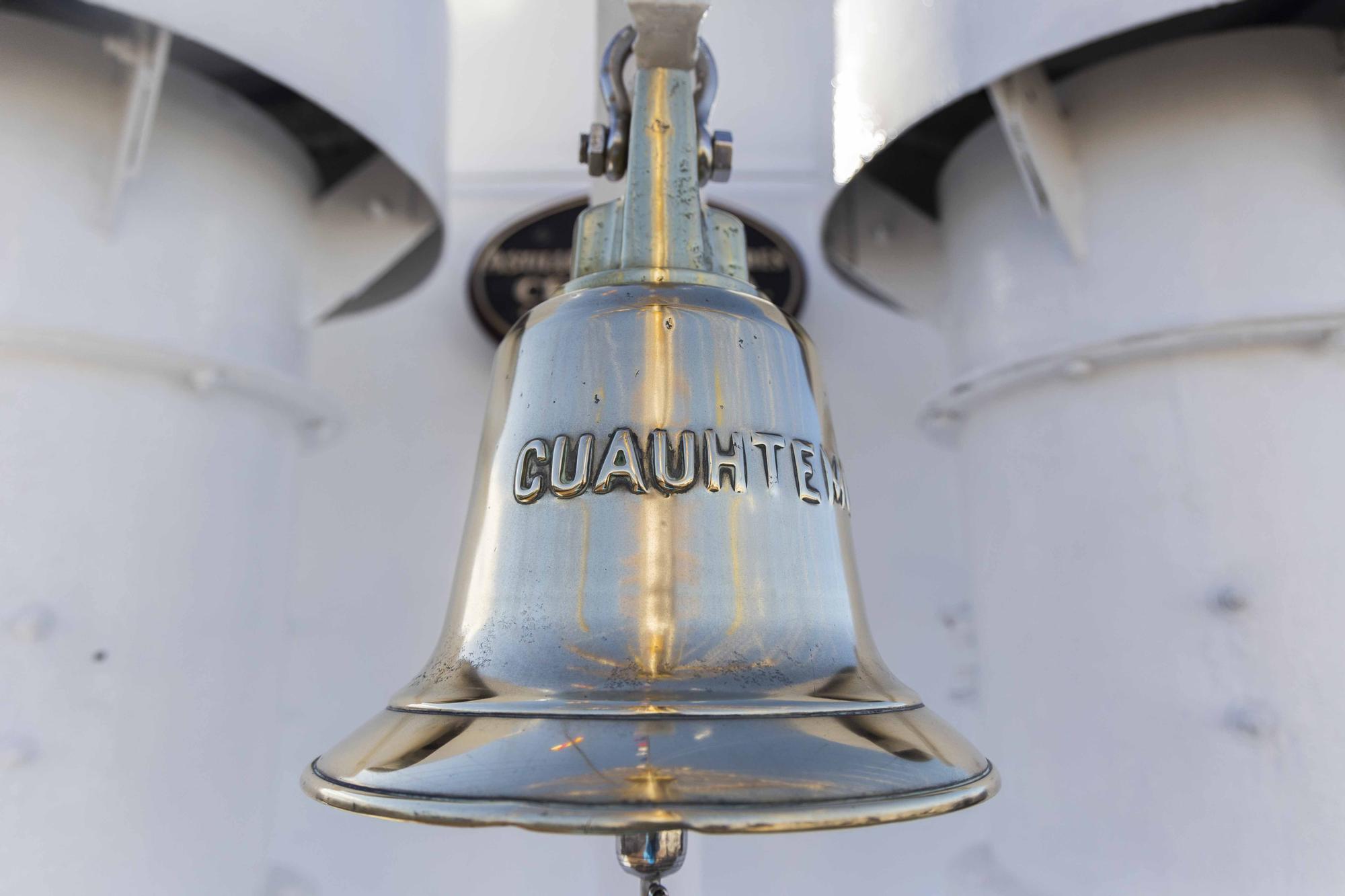 Así es el buque de la armada mexicana atracado en La Marina