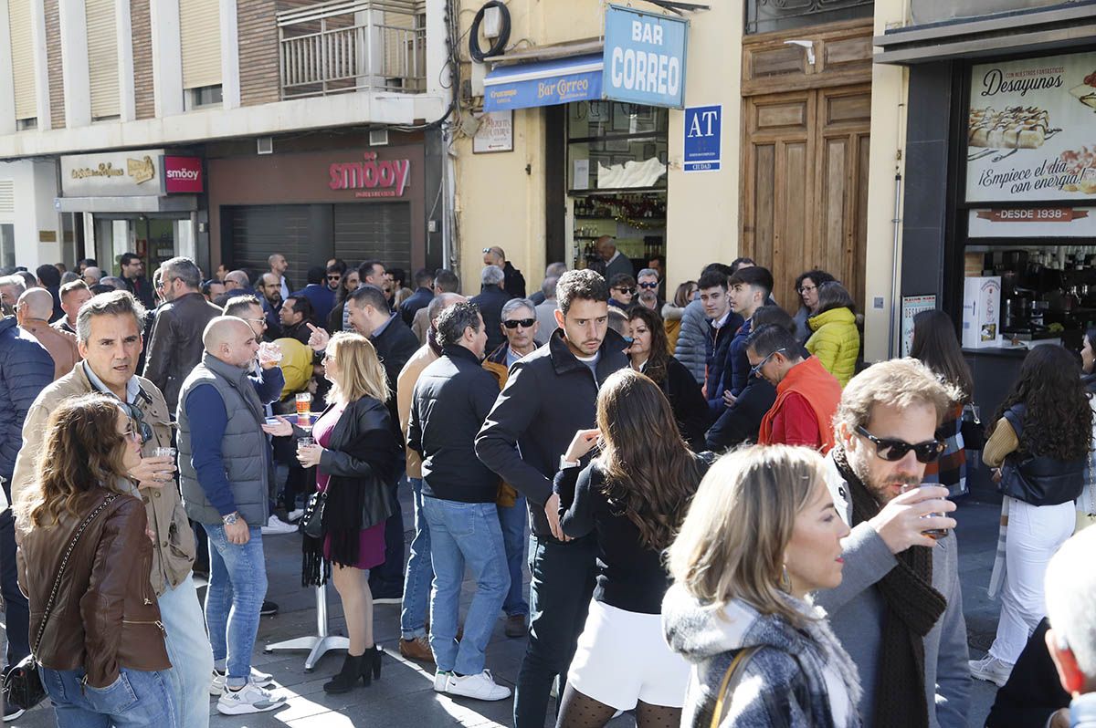 Ambiente navideño en el centro