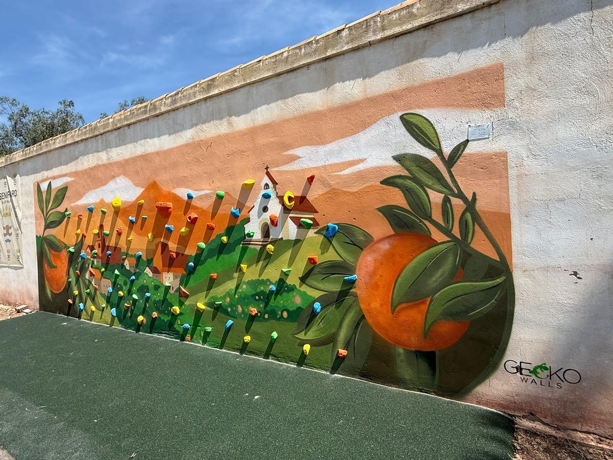 El nuevo rocódromo de Benifairó de les Valls.