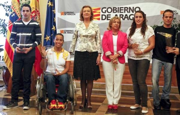 Fotogalería: Recibimiento a los paralímpicos aragoneses