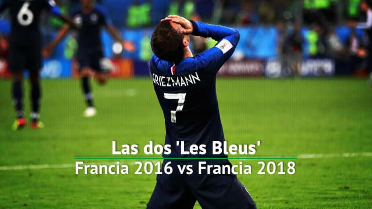 Las dos Les Bleus: Francia 2016 vs Francia 2018