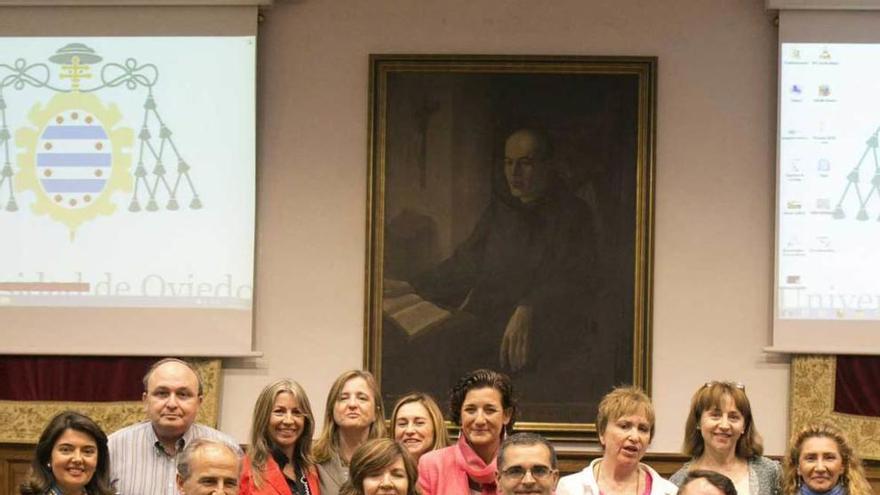 Asistentes a la V Asamblea de la Cuemyc, ayer, en el Paraninfo.