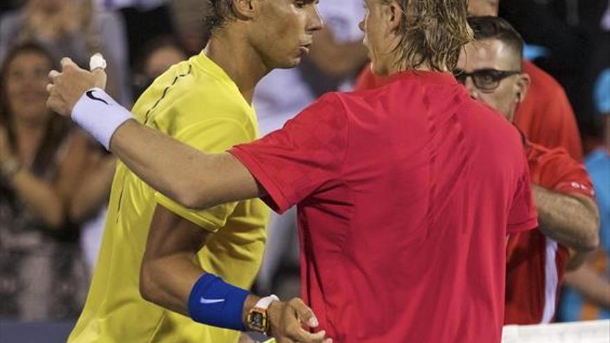 El joven ruso denis shapovalov deja a rafa nadal sin número 1