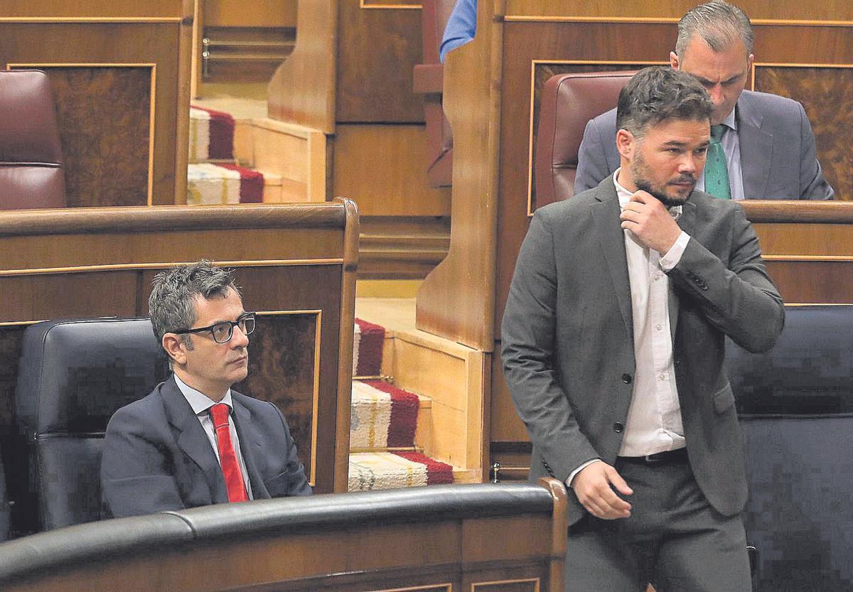 La lletra petita del delicte de desordres públics i la malversació genera dubtes al Congrés