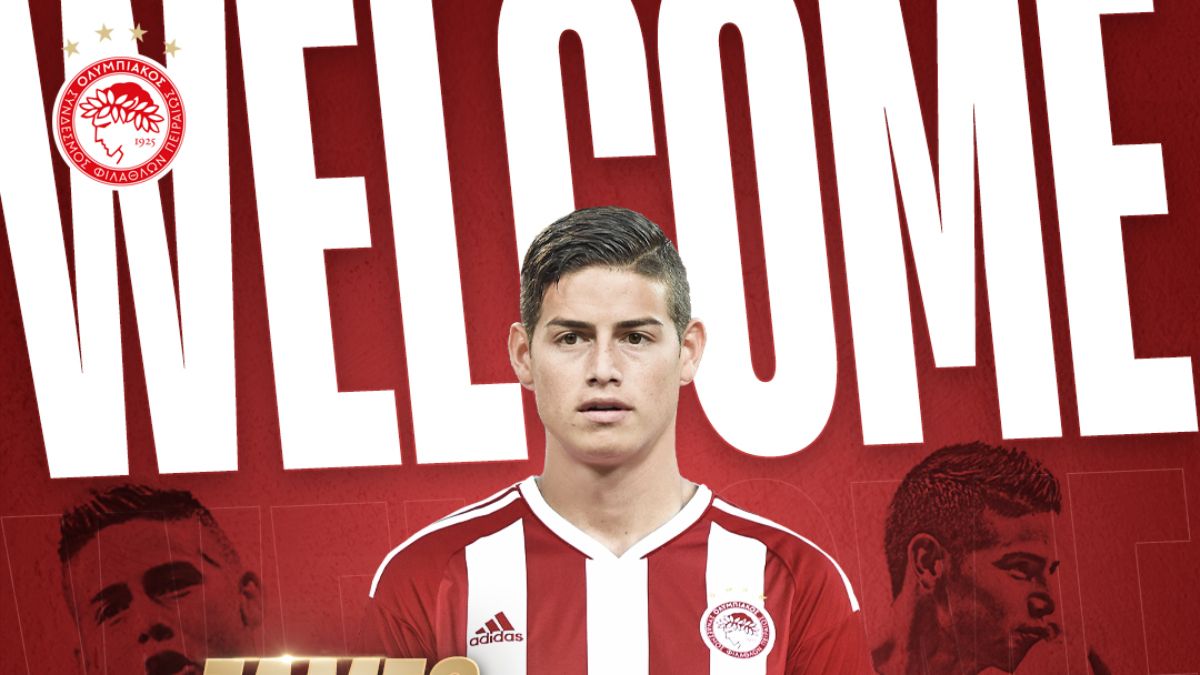 James Rodríguez, nuevo jugador del Olympiacos