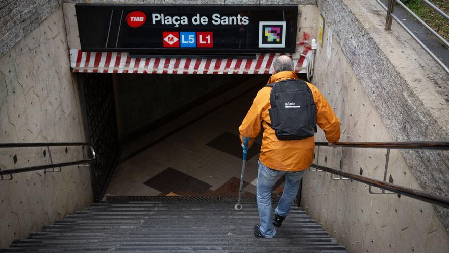 Tancarà durant un any el passadís que connecta l'L1 i l'L5 a plaça de Sants