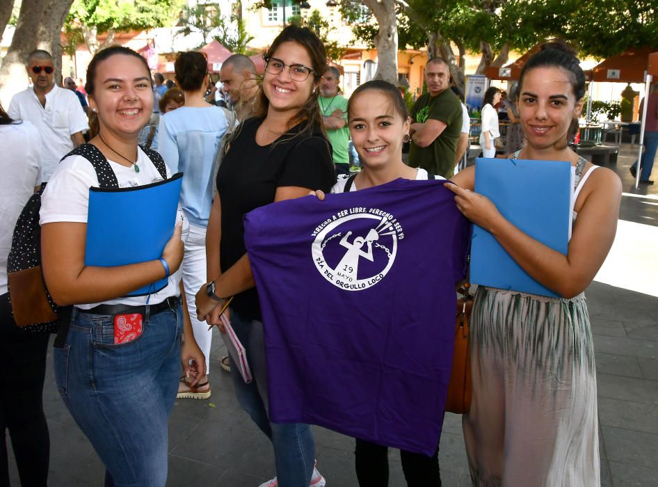 10/10/2019 AGÜIMES. Día Mundial Salud Mental en la plaza del Rosario de Agüimes. Fotógrafa: YAIZA SOCORRO.  | 10/10/2019 | Fotógrafo: Yaiza Socorro