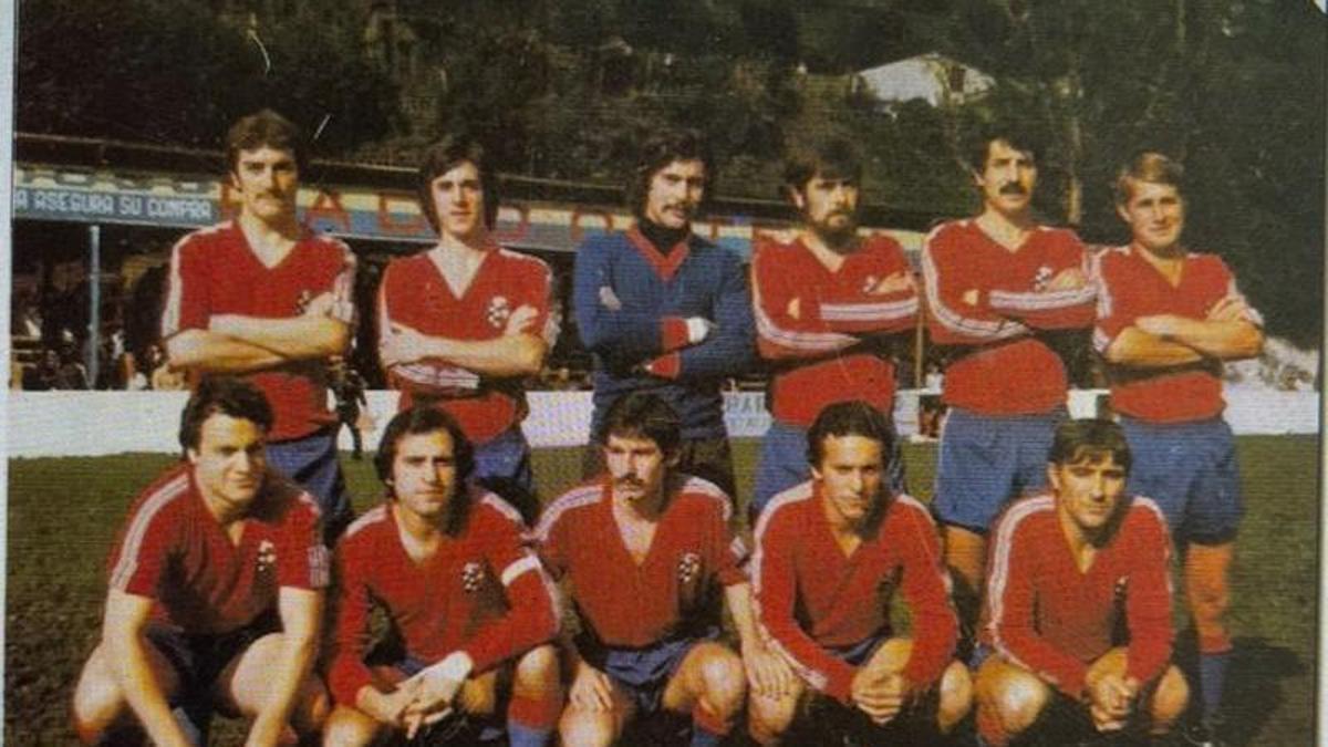 Una alineación del Turón en los años ochenta.