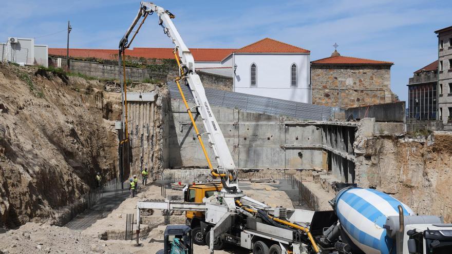 El Barrio do Cura avanza en sus futuros cimientos