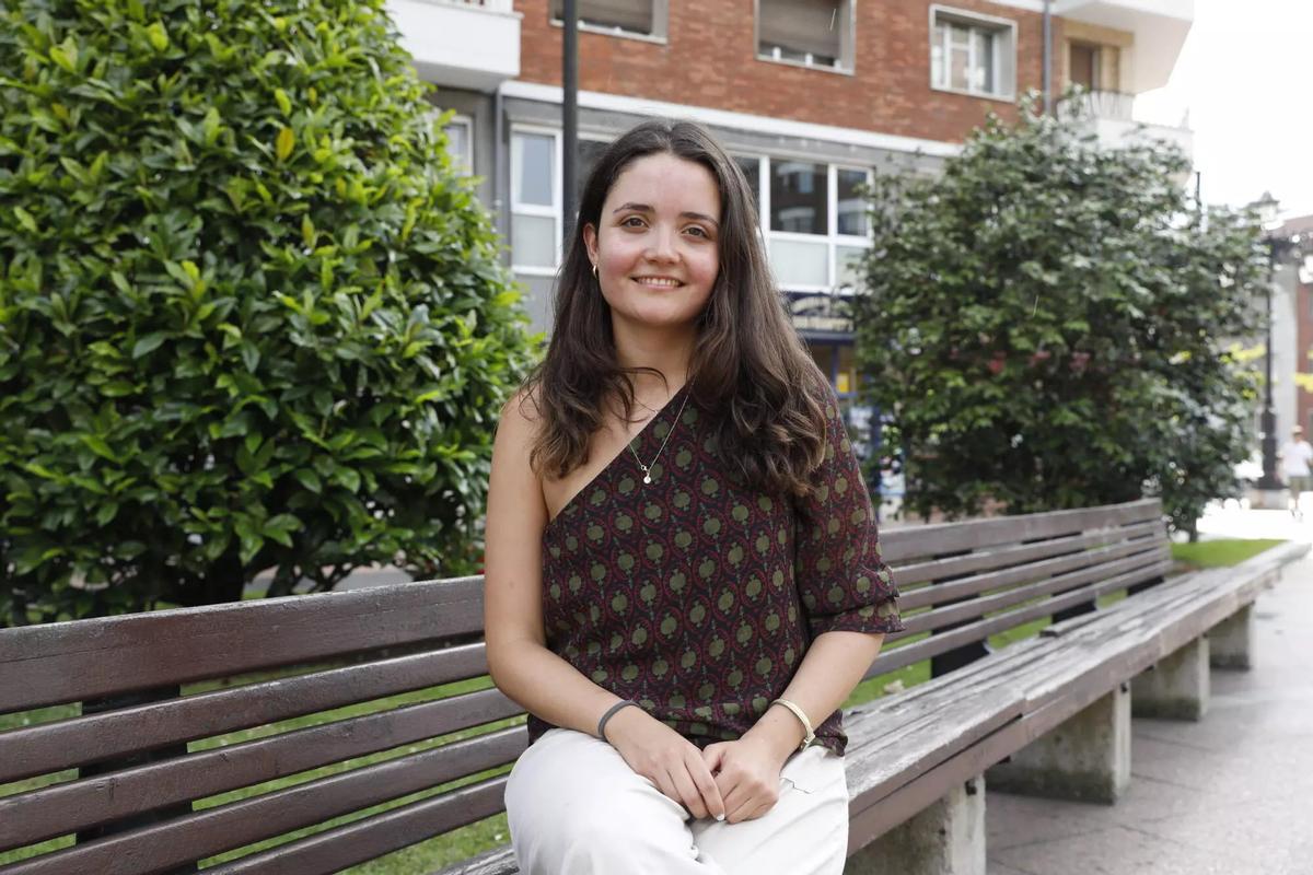 Lucía Álvarez Muñiz, en Oviedo