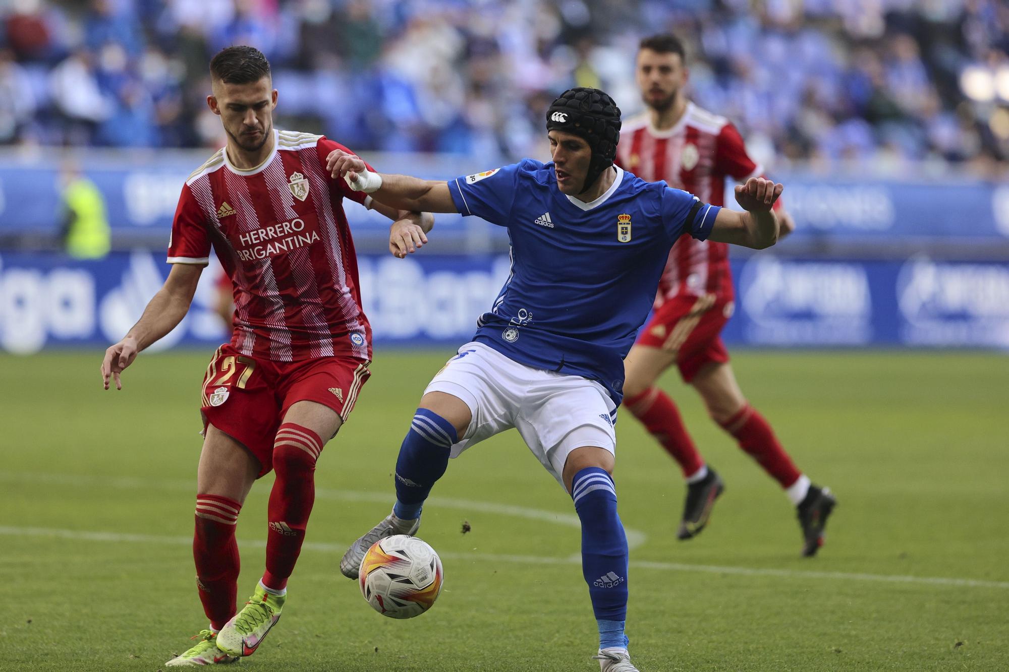 Las mejores imágenes de la victoria del Real Oviedo ante la Ponferradina (2-0)