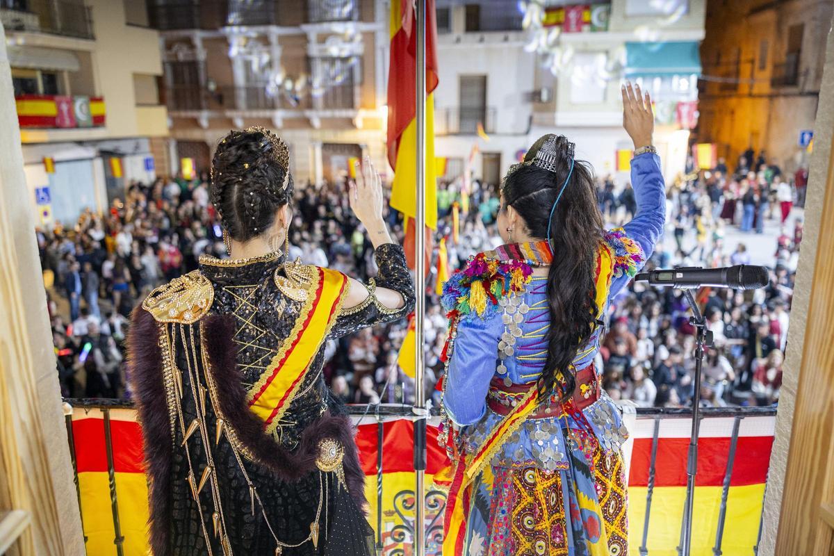 Concentración de festeros.