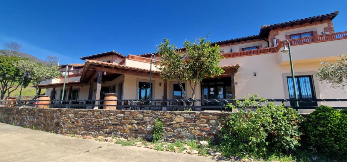 El hotel Atalaya en Guadalupe.