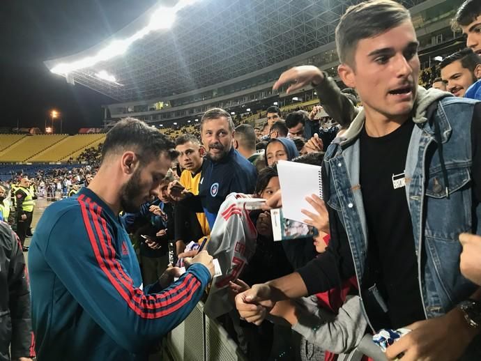 Rueda de prensa de Luis Enrique y entrenamiento de la selección en el Estadio de Gran Canaria