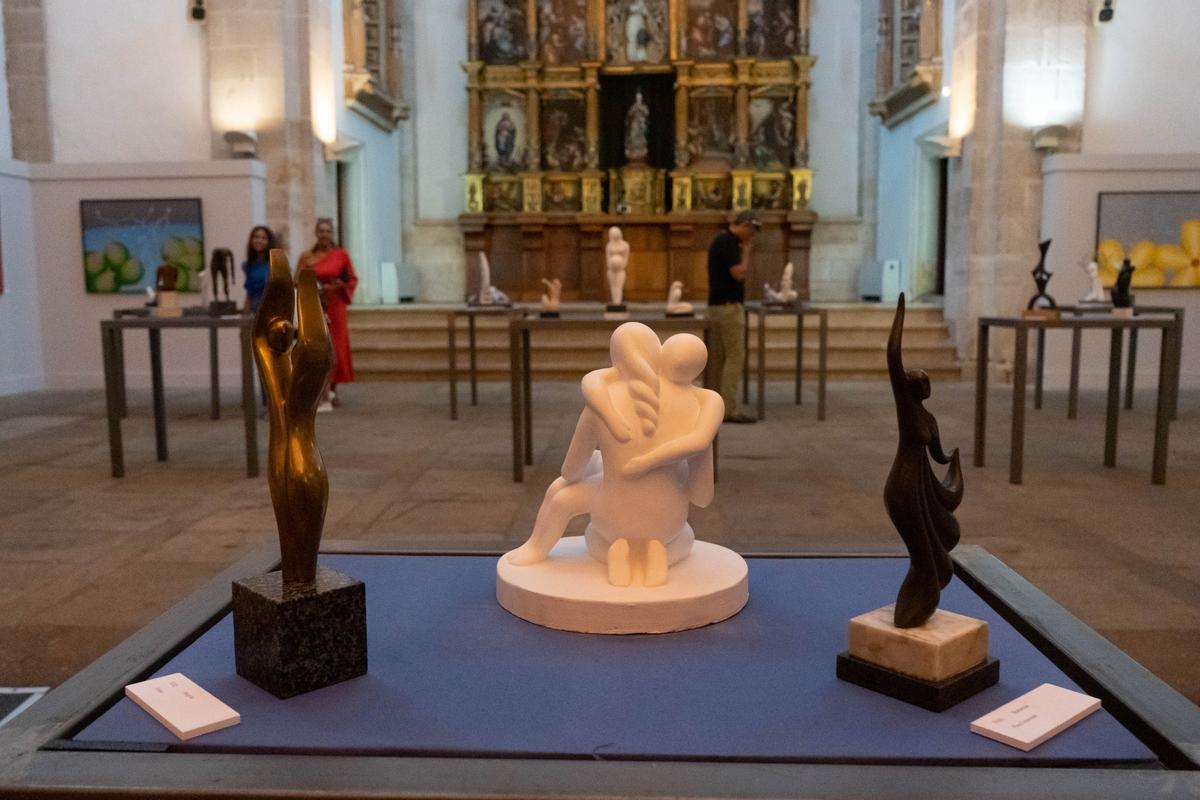 Varias de las esculturas exhibidas